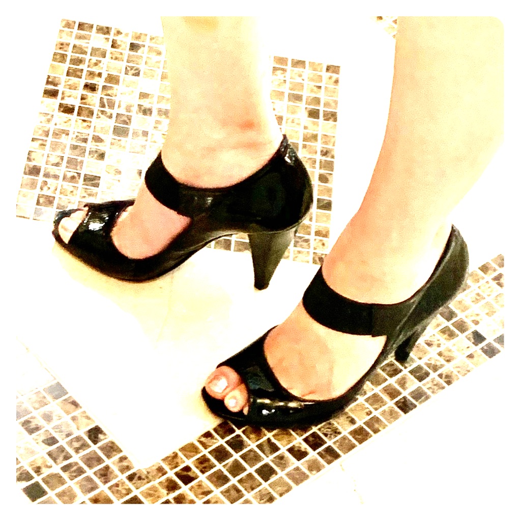 Barneys Ny Black Patent Party High Heel Shoes 37.5